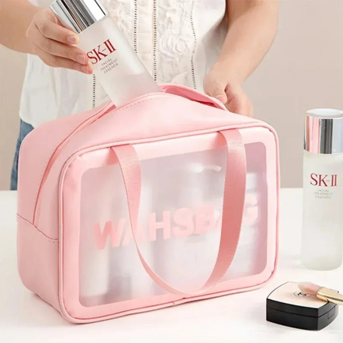 3-Piece Waterproof Travel Cosmetic Organiser