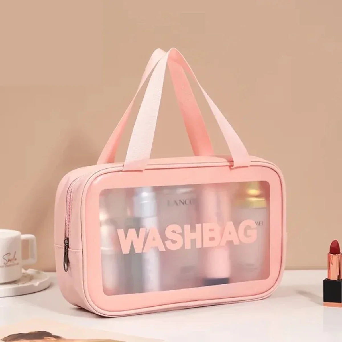 3-Piece Waterproof Travel Cosmetic Organiser