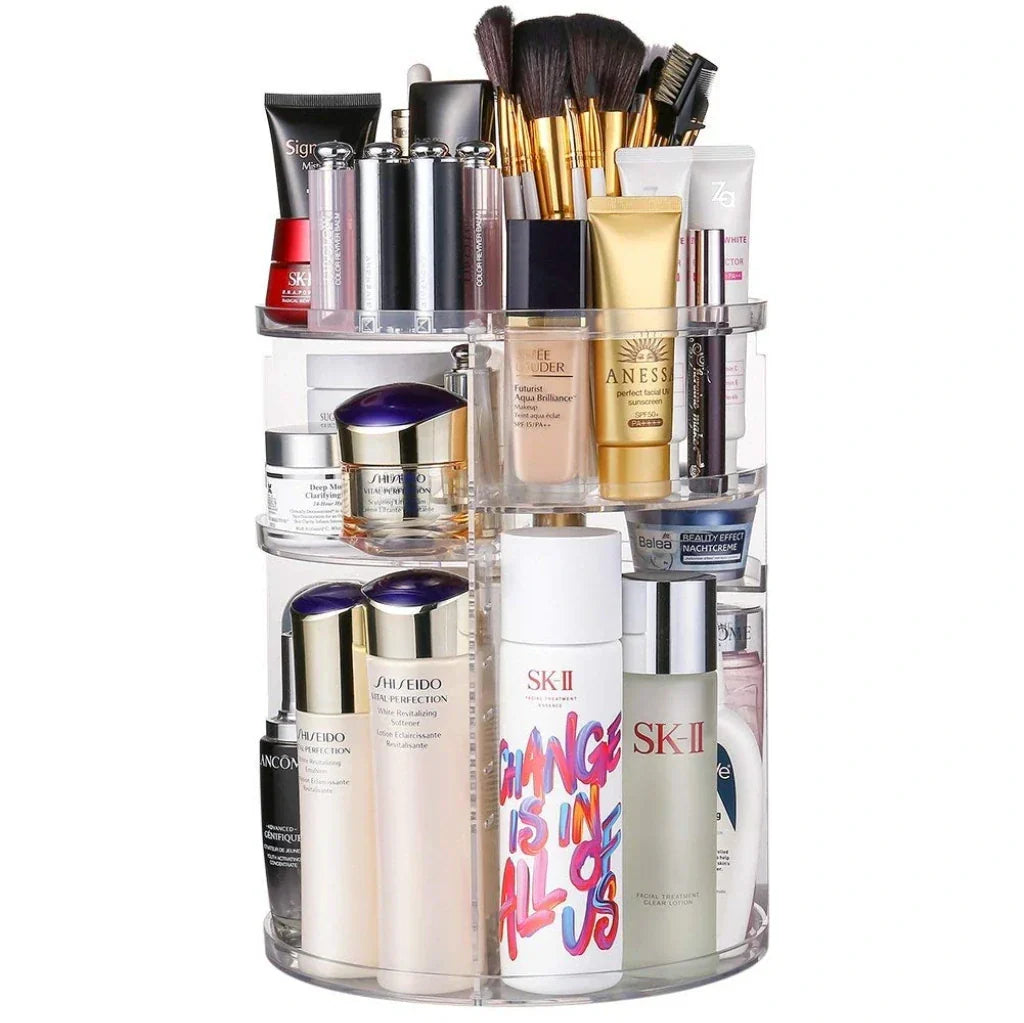 360° Rotating Makeup Organizer