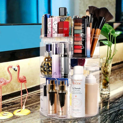 360° Rotating Makeup Organizer