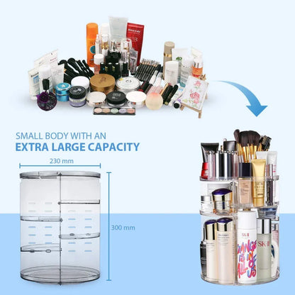 360° Rotating Makeup Organizer