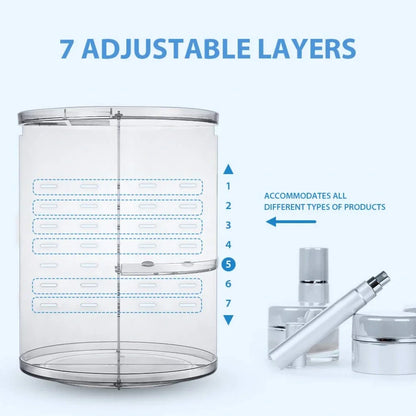 360° Rotating Makeup Organizer