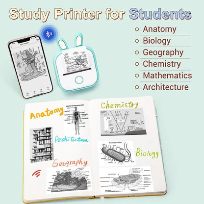 Inkless Portable Pocket Printer
