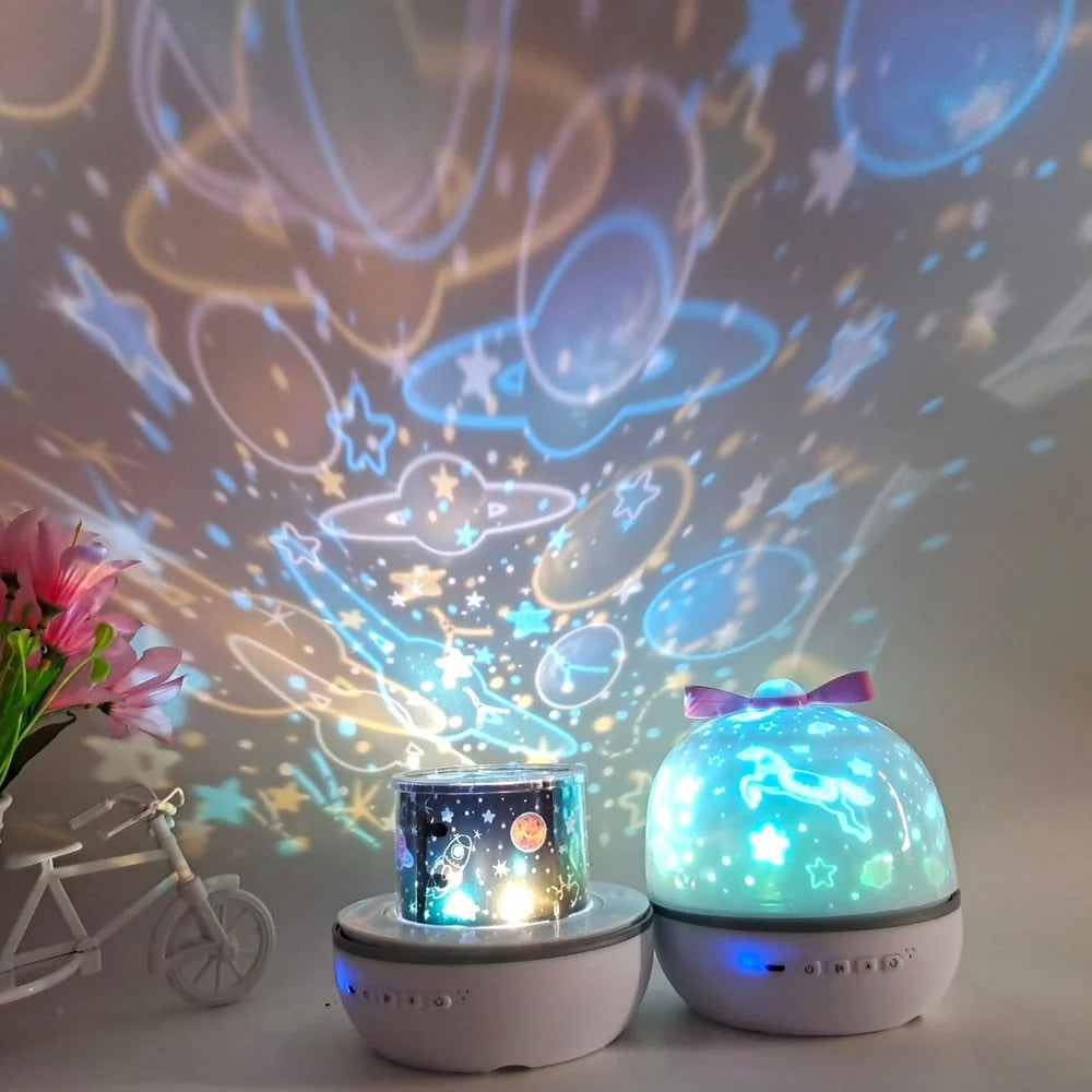 Sky Romantic Rotating Projection Light