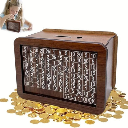Wooden Piggy Money Saving Bank 💰