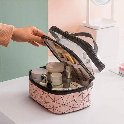 Double-layer Cosmetic Bag
