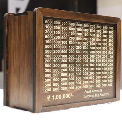 Wooden Piggy Money Saving Bank 💰