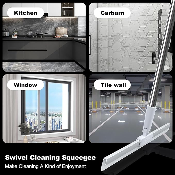 Multipurpose Wiper | Adjustable Silicon Blade | 180° Rotating Head