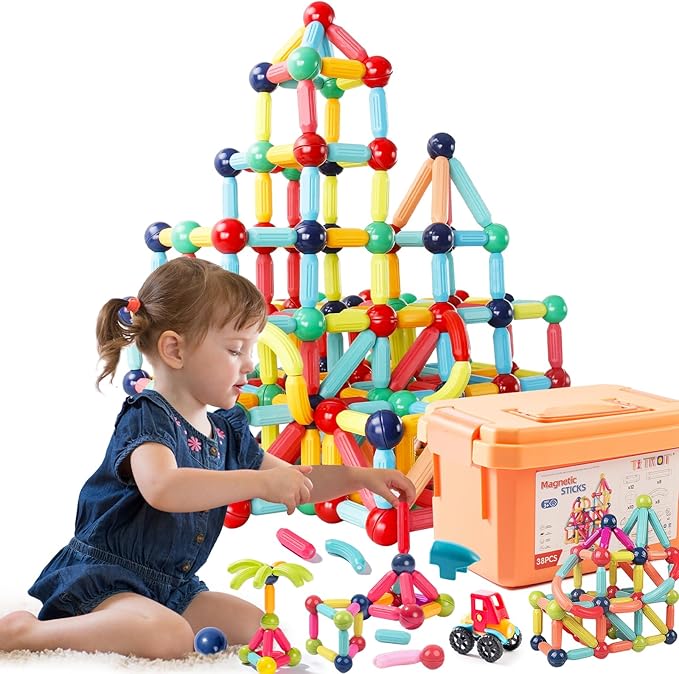 Magnetic Sticks Building Blocks For Kids Early Development