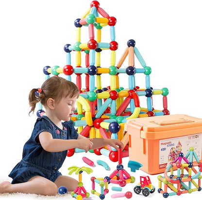 Magnetic Sticks Building Blocks For Kids Early Development