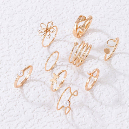 Combo Pack Of Rings(Pack Of 9)