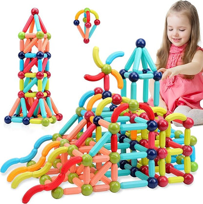 Magnetic Sticks Building Blocks For Kids Early Development