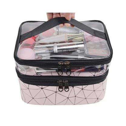 Double-layer Cosmetic Bag