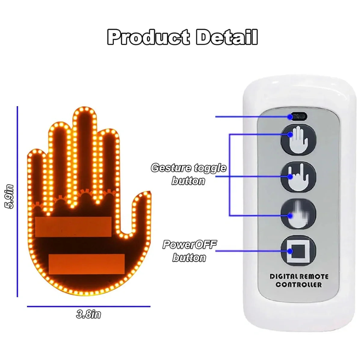 Emote LED Panel - Turn Signals Into Smiles!