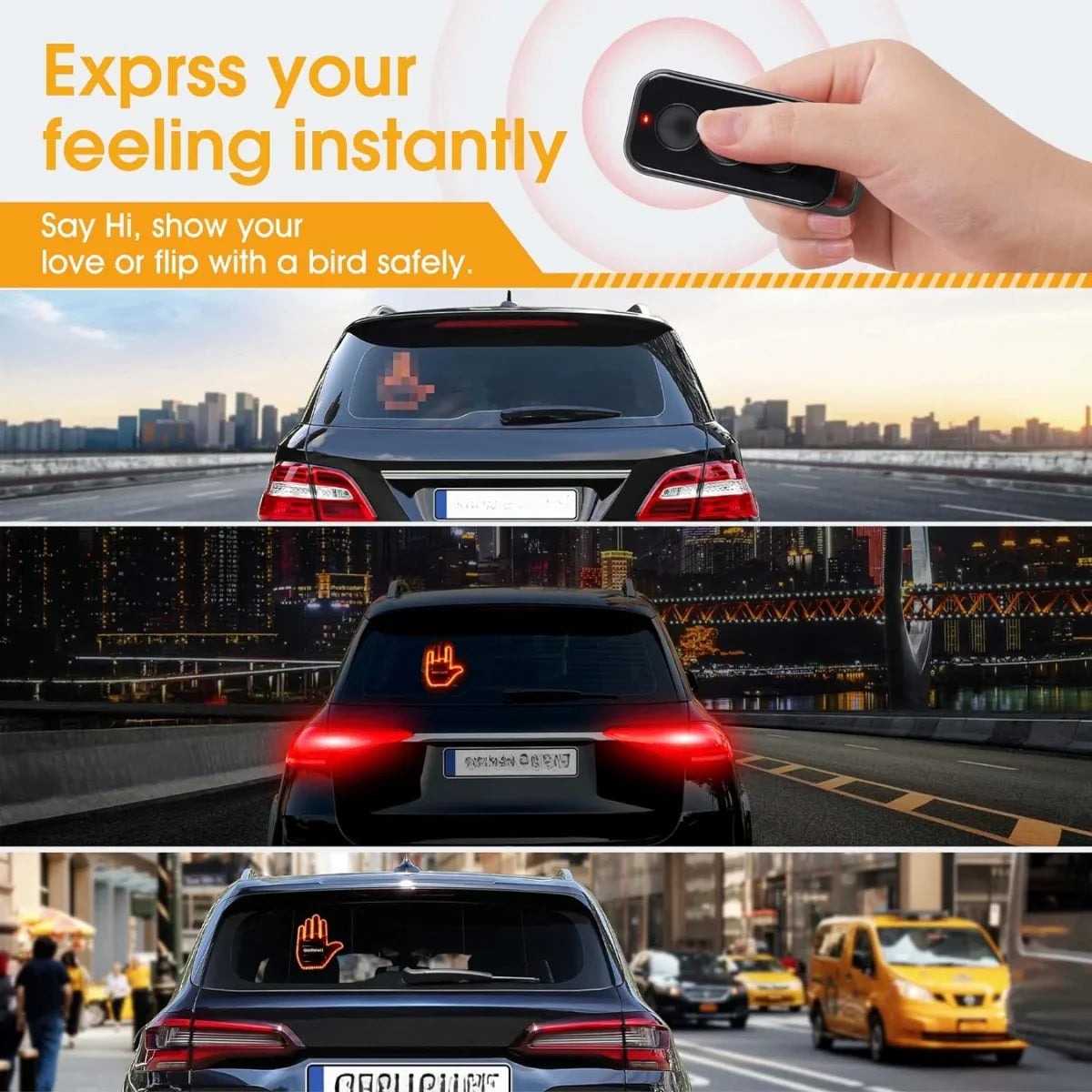 Emote LED Panel - Turn Signals Into Smiles!