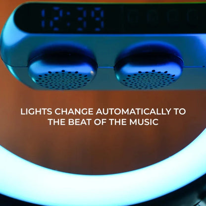 G Intelligent Lamp with Speaker, Clock and Charger