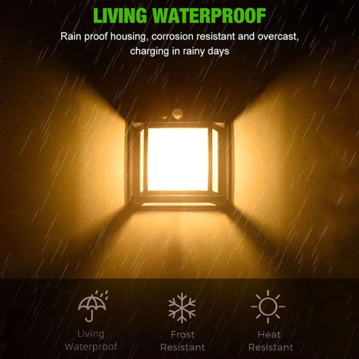 Outdoor Solar Lamp with Motion Sensor