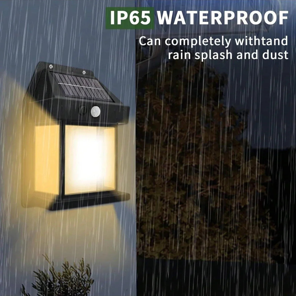 Outdoor Solar Lamp with Motion Sensor