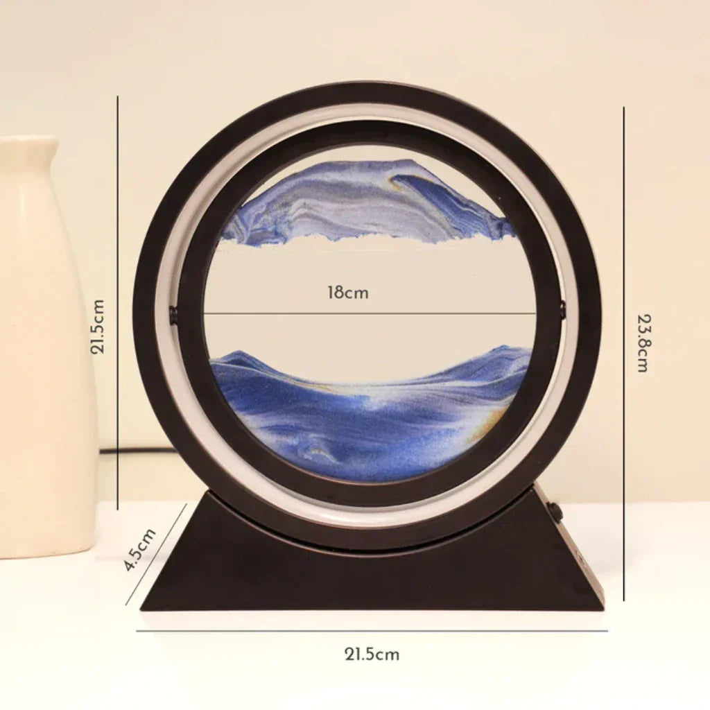 Rotating Sandscape Decorative Lamp