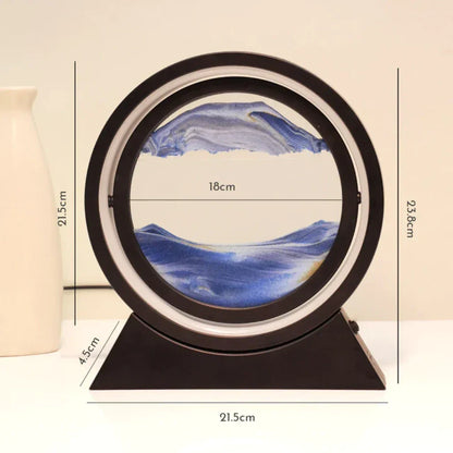 Rotating Sandscape Decorative Lamp