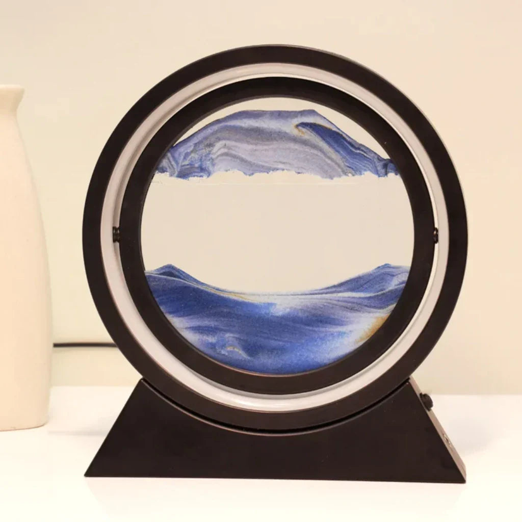 Rotating Sandscape Decorative Lamp