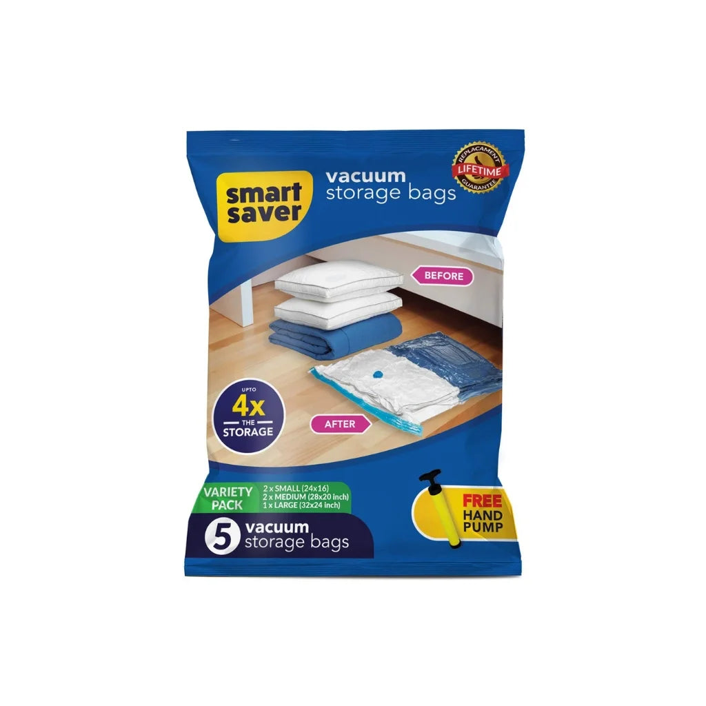 Smart Saver Reusable Vacuum Storage Bags