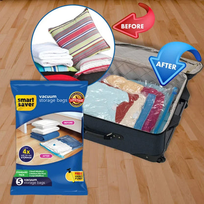 Smart Saver Reusable Vacuum Storage Bags