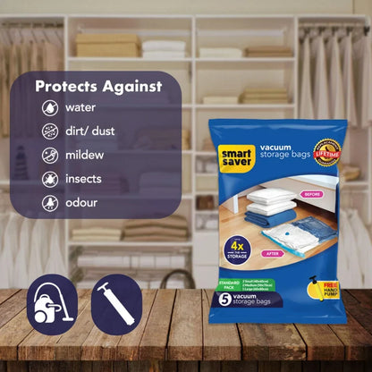 Smart Saver Reusable Vacuum Storage Bags