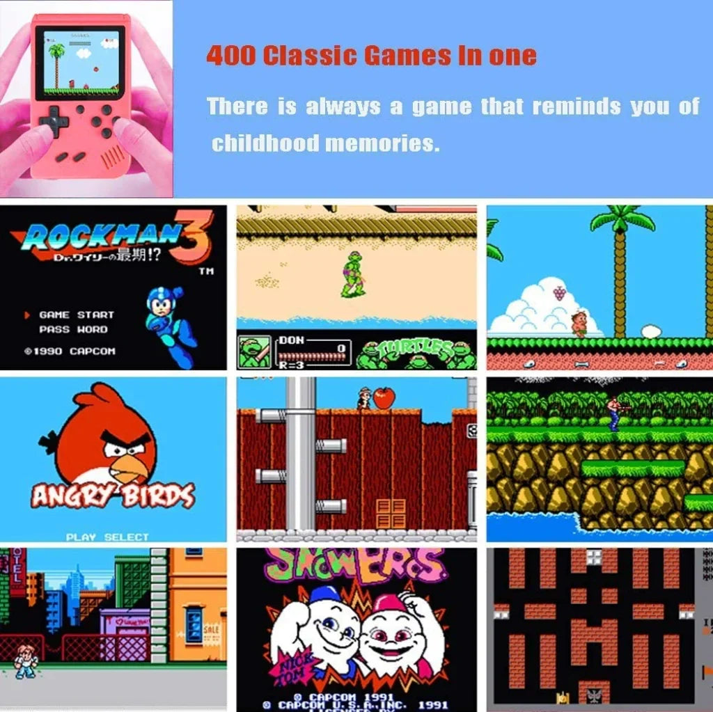 The Retro Game Console (400 Games in 1 Game Box)