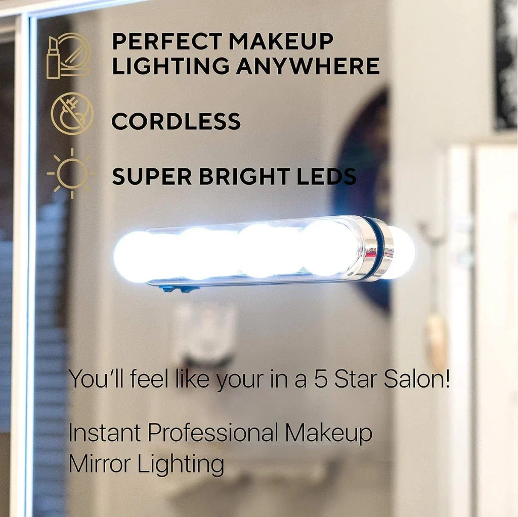 Hollywood Led Vanity Mirror Lights - 4LED Bulbs