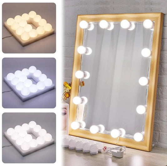 Hollywood Led Vanity Mirror Lights - 14 LED Bulbs