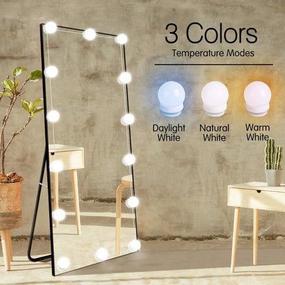 Hollywood Led Vanity Mirror Lights - 14 LED Bulbs