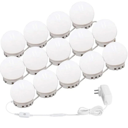 Hollywood Led Vanity Mirror Lights - 14 LED Bulbs