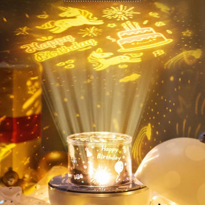Sky Romantic Rotating Projection Light