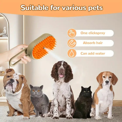 Steamy Pet Brush