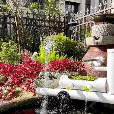 Solar Serenity Fountain