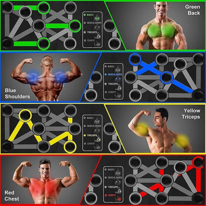9 in 1 Revolution Push Up Rack Board